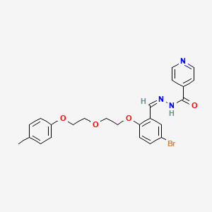 N'-(5-bromo-2-{2-[2-(4-methylphenoxy)ethoxy]ethoxy}benzylidene)isonicotinohydrazide