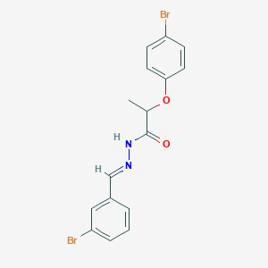 N'-(3-bromobenzylidene)-2-(4-bromophenoxy)propanohydrazide