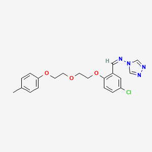 N-(5-chloro-2-{2-[2-(4-methylphenoxy)ethoxy]ethoxy}benzylidene)-4H-1,2,4-triazol-4-amine