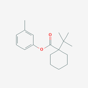 molecular formula C18H26O2 B390248 3-Methylphenyl 1-tert-butylcyclohexanecarboxylate 