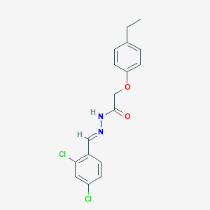 molecular formula C17H16Cl2N2O2 B390251 N'-(2,4-dichlorobenzylidene)-2-(4-ethylphenoxy)acetohydrazide 