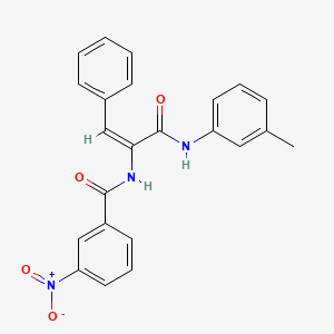 N-(1-{[(3-methylphenyl)amino]carbonyl}-2-phenylvinyl)-3-nitrobenzamide