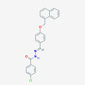 4-chloro-N'-[4-(1-naphthylmethoxy)benzylidene]benzohydrazide