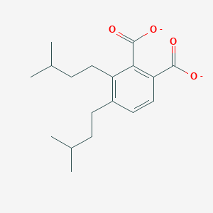 molecular formula C18H24O4-2 B039027 3,4-Bis(3-methylbutyl)phthalate CAS No. 84777-06-0