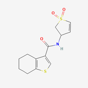 N-(1,1-dioxido-2,3-dihydro-3-thienyl)-4,5,6,7-tetrahydro-1-benzothiophene-3-carboxamide