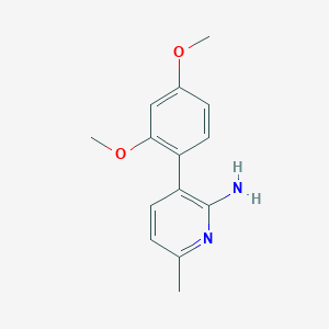 3-(2,4-dimethoxyphenyl)-6-methyl-2-pyridinamine