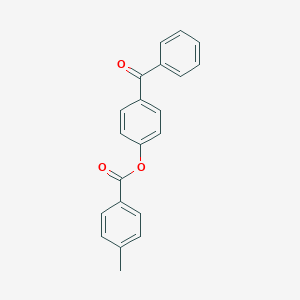 molecular formula C21H16O3 B390282 4-Benzoylphenyl 4-methylbenzoate 