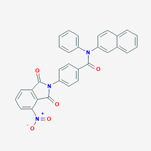 4-{4-nitro-1,3-dioxo-1,3-dihydro-2H-isoindol-2-yl}-N-(2-naphthyl)-N-phenylbenzamide