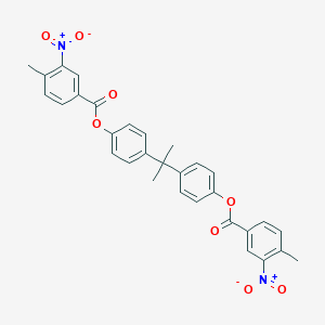 4-{1-[4-({3-Nitro-4-methylbenzoyl}oxy)phenyl]-1-methylethyl}phenyl 3-nitro-4-methylbenzoate