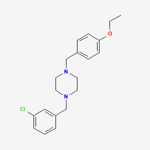 1-(3-chlorobenzyl)-4-(4-ethoxybenzyl)piperazine