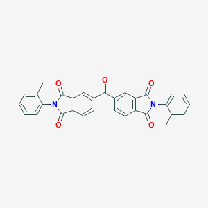 molecular formula C31H20N2O5 B390302 5,5'-carbonylbis[2-(2-methylphenyl)-1H-isoindole-1,3(2H)-dione] 