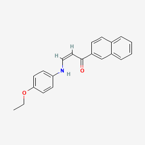 3-[(4-ethoxyphenyl)amino]-1-(2-naphthyl)-2-propen-1-one