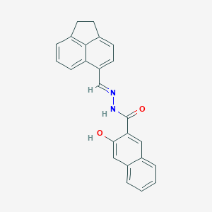 molecular formula C24H18N2O2 B390305 N'-(1,2-dihydro-5-acenaphthylenylmethylene)-3-hydroxy-2-naphthohydrazide 