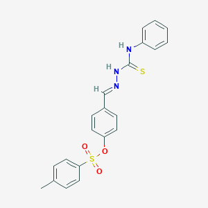 4-[2-(Anilinocarbothioyl)carbohydrazonoyl]phenyl 4-methylbenzenesulfonate