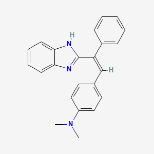 4-[2-(1H-benzimidazol-2-yl)-2-phenylvinyl]-N,N-dimethylaniline