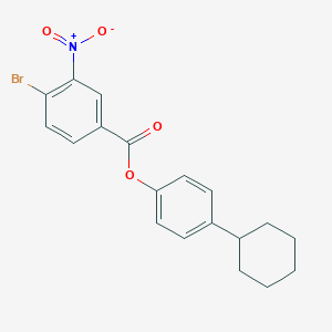 4-Cyclohexylphenyl 4-bromo-3-nitrobenzoate