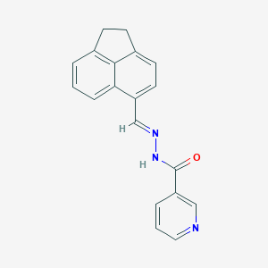 molecular formula C19H15N3O B390323 N'-(1,2-dihydro-5-acenaphthylenylmethylene)nicotinohydrazide 