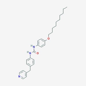 N-[4-(decyloxy)phenyl]-N'-[4-(4-pyridinylmethyl)phenyl]urea