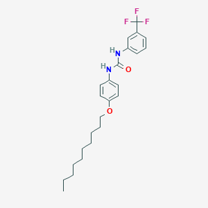 N-[4-(decyloxy)phenyl]-N'-[3-(trifluoromethyl)phenyl]urea