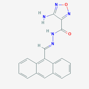 4-amino-N'-(9-anthrylmethylene)-1,2,5-oxadiazole-3-carbohydrazide