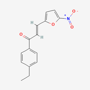 1-(4-ethylphenyl)-3-(5-nitro-2-furyl)-2-propen-1-one