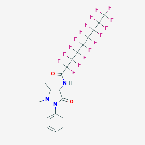 N-(1,5-dimethyl-3-oxo-2-phenyl-2,3-dihydro-1H-pyrazol-4-yl)-2,2,3,3,4,4,5,5,6,6,7,7,8,8,9,9,9-heptadecafluorononanamide