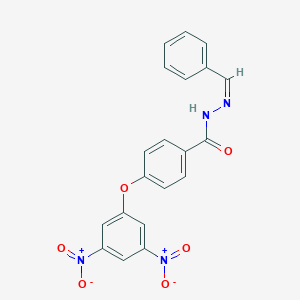 N'-benzylidene-4-{3,5-bisnitrophenoxy}benzohydrazide
