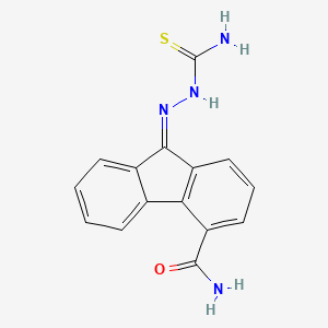 9-[(aminocarbonothioyl)hydrazono]-9H-fluorene-4-carboxamide