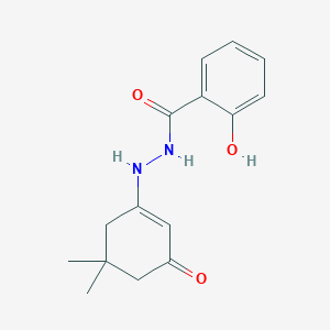 N'-(5,5-dimethyl-3-oxo-1-cyclohexen-1-yl)-2-hydroxybenzohydrazide