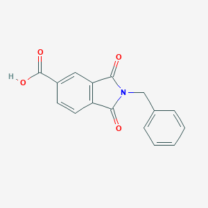 molecular formula C16H11NO4 B390373 2-Benzyl-1,3-dioxoisoindoline-5-carboxylic acid CAS No. 67822-75-7