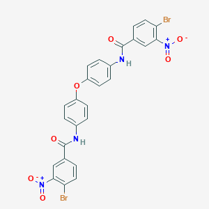 4-bromo-N-{4-[4-({4-bromo-3-nitrobenzoyl}amino)phenoxy]phenyl}-3-nitrobenzamide