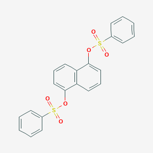 5-[(Phenylsulfonyl)oxy]-1-naphthyl benzenesulfonate