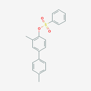 molecular formula C20H18O3S B390379 3,4'-Dimethyl[1,1'-biphenyl]-4-yl benzenesulfonate 