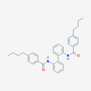 4-butyl-N-{2'-[(4-butylbenzoyl)amino][1,1'-biphenyl]-2-yl}benzamide