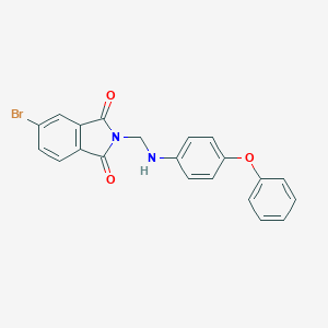 5-bromo-2-[(4-phenoxyanilino)methyl]-1H-isoindole-1,3(2H)-dione