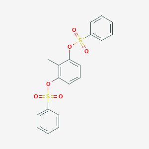 2-Methyl-3-(phenylsulfonyloxy)phenyl benzenesulfonate