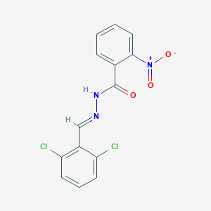 N'-(2,6-dichlorobenzylidene)-2-nitrobenzohydrazide