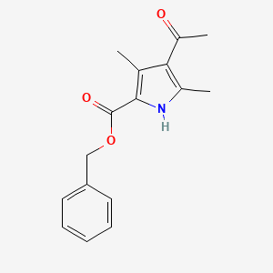 benzyl 4-acetyl-3,5-dimethyl-1H-pyrrole-2-carboxylate