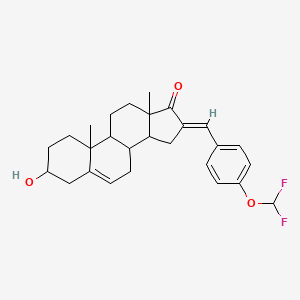 16-[4-(difluoromethoxy)benzylidene]-3-hydroxyandrost-5-en-17-one