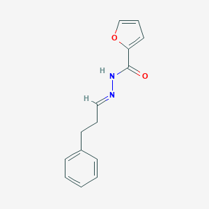 molecular formula C14H14N2O2 B390414 N'-[(1E)-3-phenylpropylidene]furan-2-carbohydrazide 