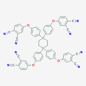 4,4',4'',4'''-[Cyclohexane-1,1,4,4-tetrayltetrakis(benzene-4,1-diyloxy)]tetrabenzene-1,2-dicarbonitrile