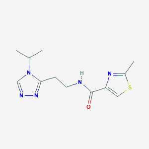 N-[2-(4-isopropyl-4H-1,2,4-triazol-3-yl)ethyl]-2-methyl-1,3-thiazole-4-carboxamide