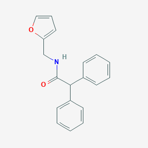 N-(furan-2-ylmethyl)-2,2-diphenylacetamide