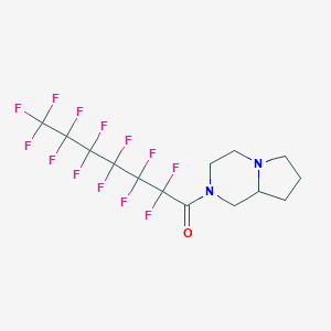 2-(2,2,3,3,4,4,5,5,6,6,7,7,7-Tridecafluoroheptanoyl)octahydropyrrolo[1,2-a]pyrazine