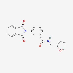 3-(1,3-dioxo-1,3-dihydro-2H-isoindol-2-yl)-N-(tetrahydro-2-furanylmethyl)benzamide