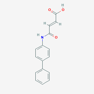 molecular formula C16H13NO3 B390458 4-([1,1'-Biphenyl]-4-ylamino)-4-oxo-2-butenoic acid 