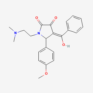 4-benzoyl-1-[2-(dimethylamino)ethyl]-3-hydroxy-5-(4-methoxyphenyl)-1,5-dihydro-2H-pyrrol-2-one