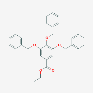 molecular formula C30H28O5 B390471 Ethyl 3,4,5-tris(benzyloxy)benzoate CAS No. 100079-21-8