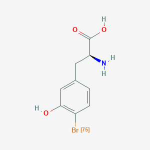 molecular formula C9H10BrNO3 B039048 6-Bromo-m-tyrosine CAS No. 113714-65-1