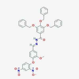 3,4,5-tris(benzyloxy)-N'-(4-{2,4-bisnitrophenoxy}-3-methoxybenzylidene)benzohydrazide